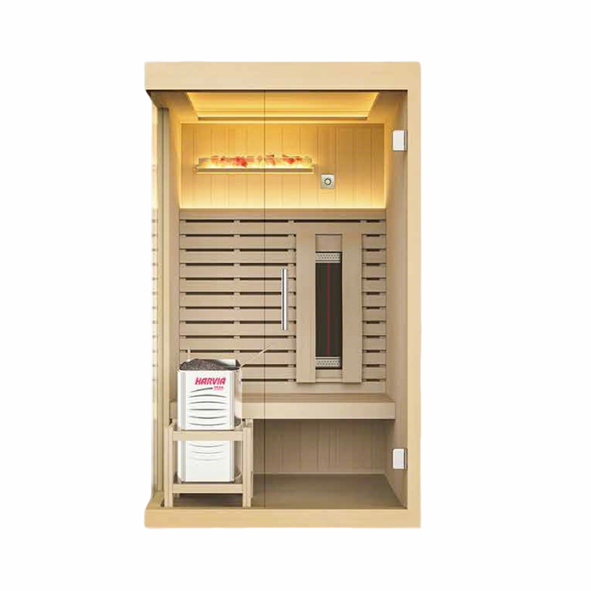SALA DE SAUNA COMBINADA INTERIOR PARA 1 PERSONA