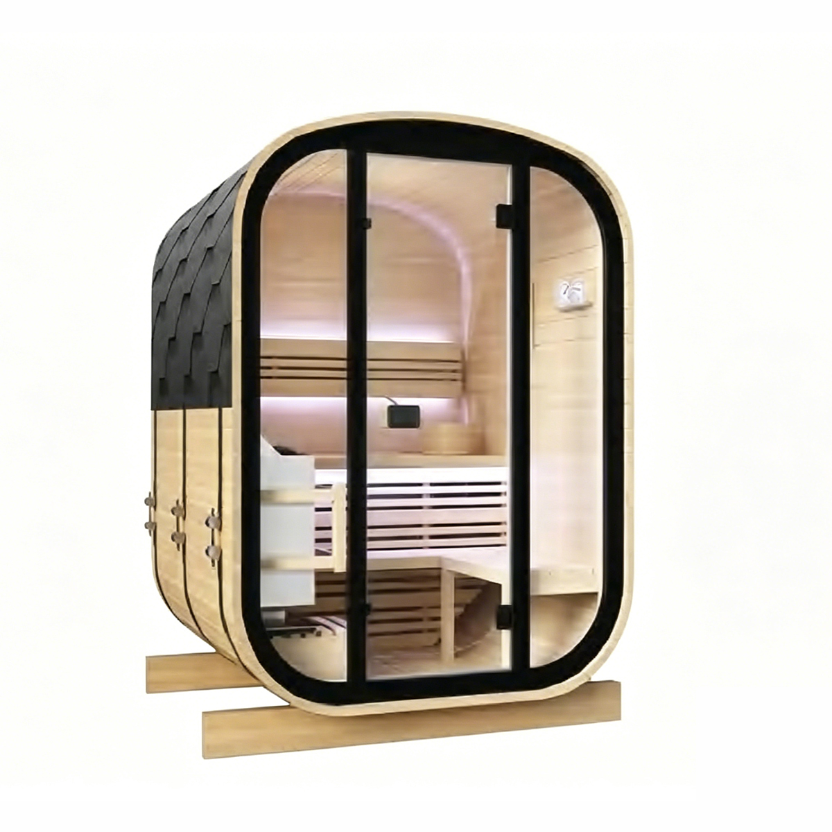 SALA DE SAUNA EXTERIOR PARA 4 PERSONAS