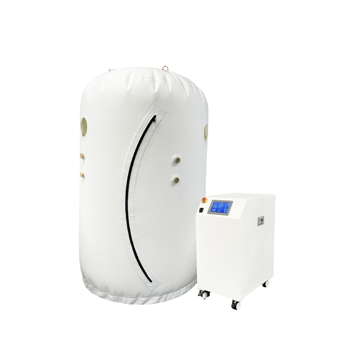 CÁMARA DE OXÍGENO HIPERBÁRICA CON CREMALLERA DE ARCO VERTICAL GYYC-800-2